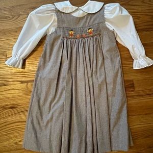 NWT-Amanda Remembered Smocked dress-size 5-FALL-THANKSGIVING!